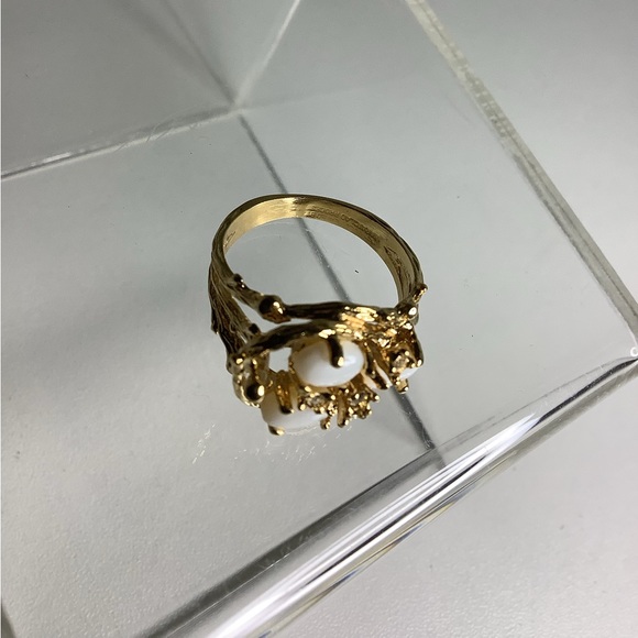 NEW vintage cocktail ring Opal Twig Branch - Picture 14 of 14